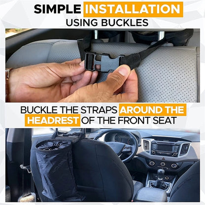 Waterproof Car Trash Can with Lid