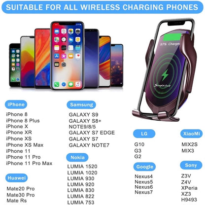 Wireless Car Phone Holder Mount Charger