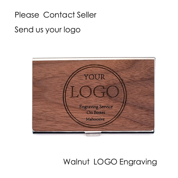 Wooden Business Card Holder