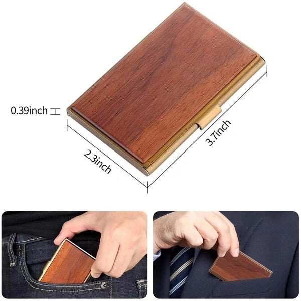 Wooden Business Card Holder