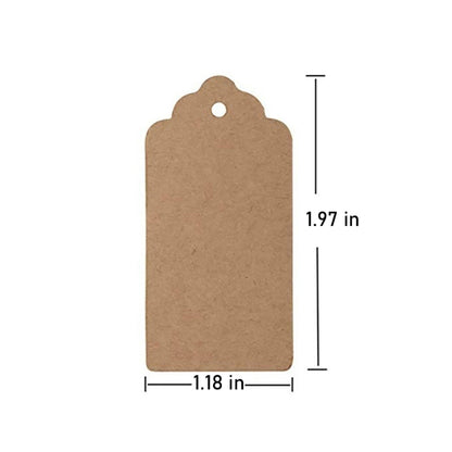 100pcs Kraft Paper Gift Tag
