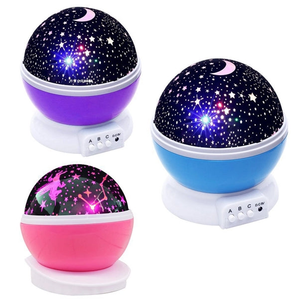360-Degree Rotating Star Projector