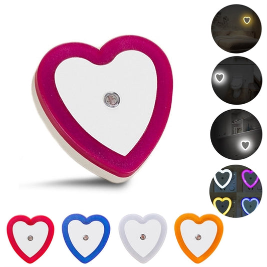 Heart Shaped Mini Led Night Light Plug-In