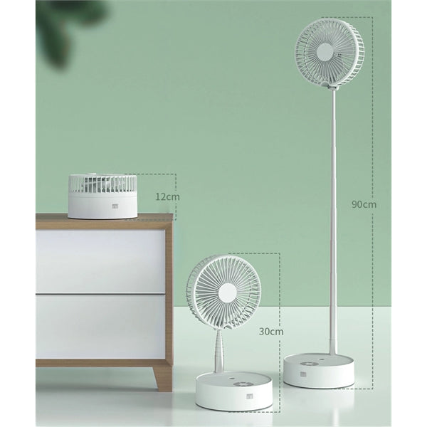 Folding Telescopic Floor Fan with Humidifier