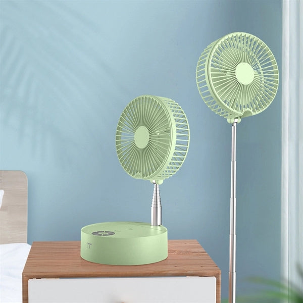 Folding Telescopic Floor Fan with Humidifier