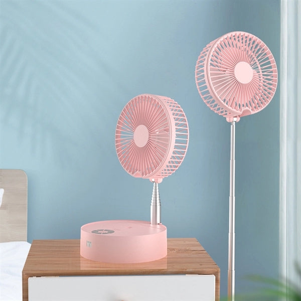 Folding Telescopic Floor Fan with Humidifier