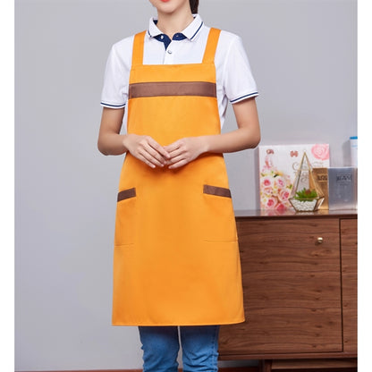 12 oz Woven knitted Two-Tone Kitchen Aprons w/ 2 pockets
