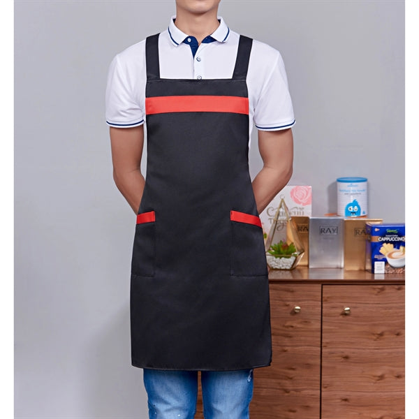 12 oz Woven knitted Two-Tone Kitchen Aprons w/ 2 pockets