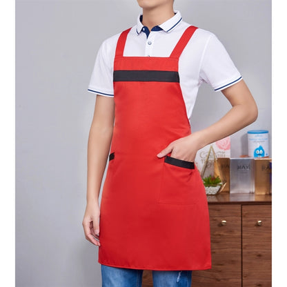 12 oz Woven knitted Two-Tone Kitchen Aprons w/ 2 pockets