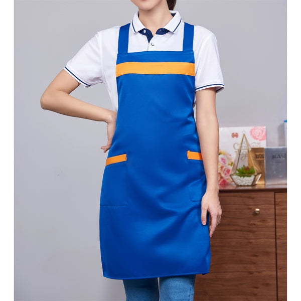 12 oz Woven knitted Two-Tone Kitchen Aprons w/ 2 pockets