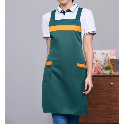 12 oz Woven knitted Two-Tone Kitchen Aprons w/ 2 pockets