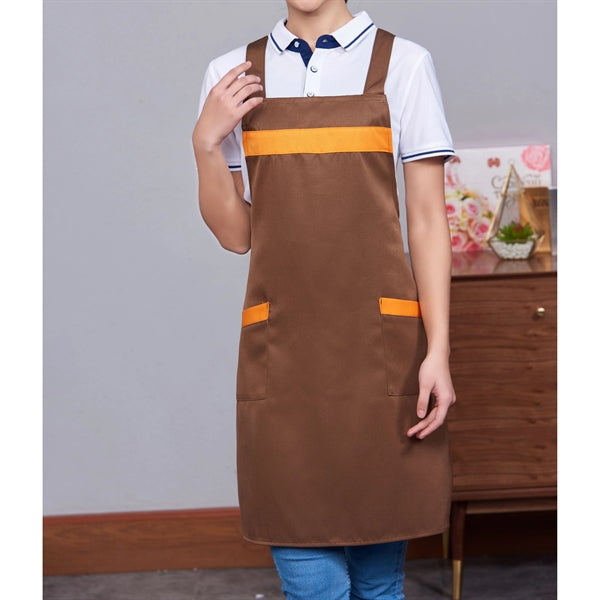 12 oz Woven knitted Two-Tone Kitchen Aprons w/ 2 pockets