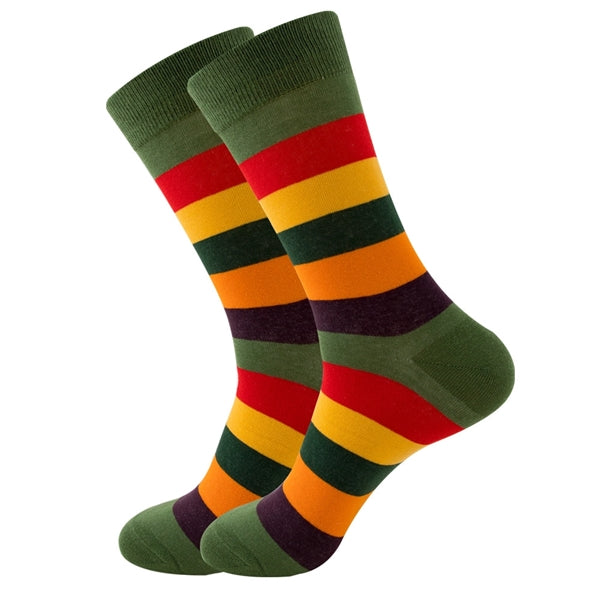 Below the calf knitted business crew socks,168 or 200 needle