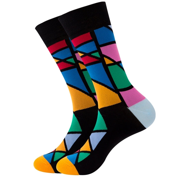 Below the calf knitted business crew socks,168 or 200 needle