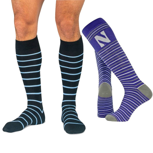 Over the calf knitted dress socks, 168 or 200 needle