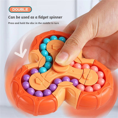 Six-Sided Rotating and Interoperable Puzzle