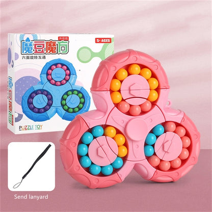Six-Sided Rotating and Interoperable Puzzle