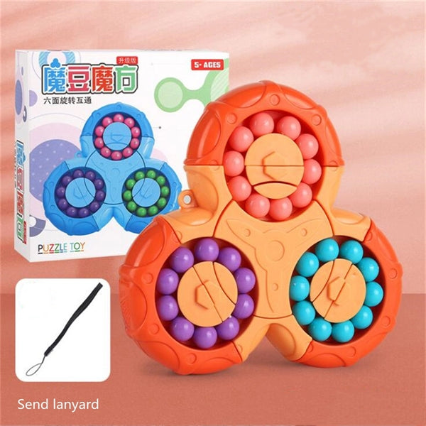 Six-Sided Rotating and Interoperable Puzzle
