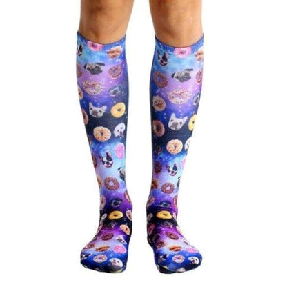 Over the calf sublimated full color Socks, 200 needle