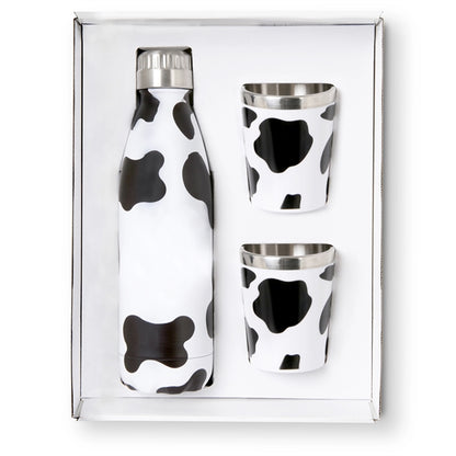 Stainless Steel Bottle and Tumblers Gift Set