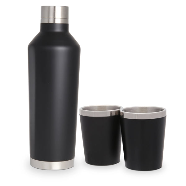 Stainless Steel Bottle & Tumblers Gift Set
