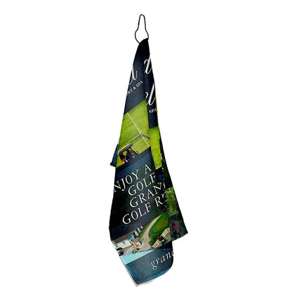 Recycled RPET 300 GSM Heavy Duty Microfiber Golf Towel