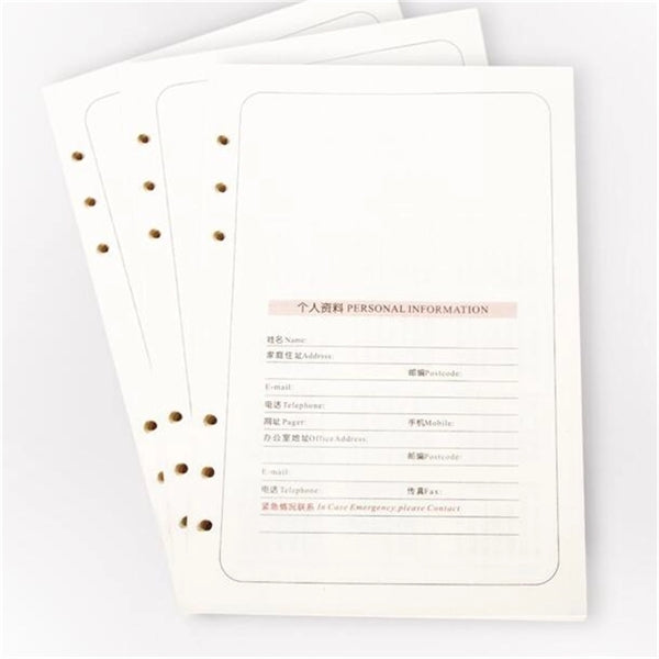 A5 Tri-fold Loose-leaf Notebook Business Office Diary