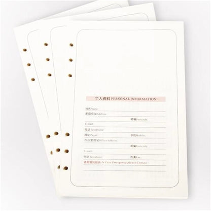 A5 Tri-fold Loose-leaf Notebook Business Office Diary