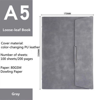 A5 Tri-fold Loose-leaf Notebook Business Office Diary