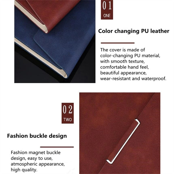 A5 Tri-fold Loose-leaf Notebook Business Office Diary