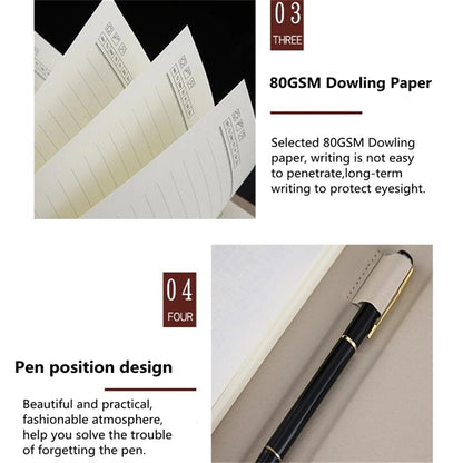 A5 Tri-fold Loose-leaf Notebook Business Office Diary