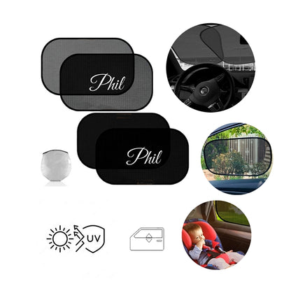 Cling Sunshade for Car Windows Set