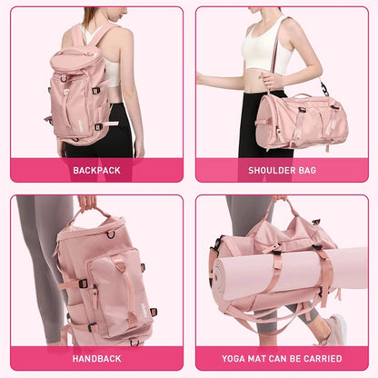 3 in 1 Travel Duffle Bag Daily Gym Backpack Tote