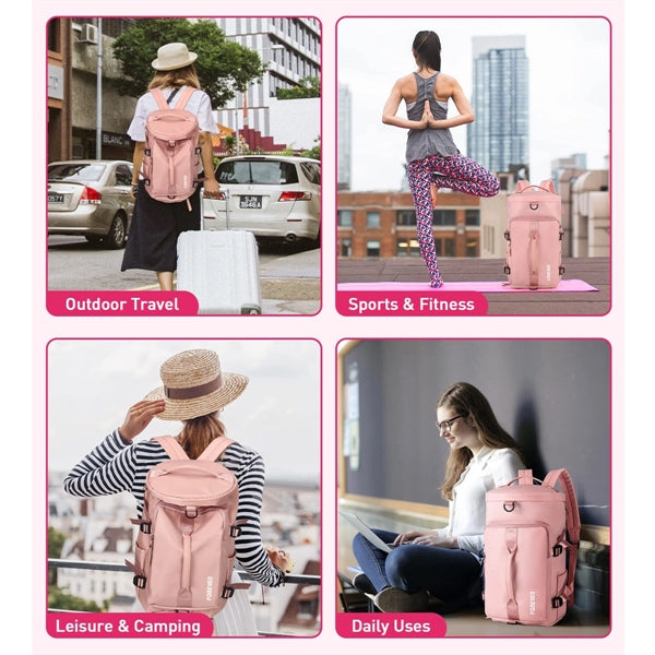 3 in 1 Travel Duffle Bag Daily Gym Backpack Tote