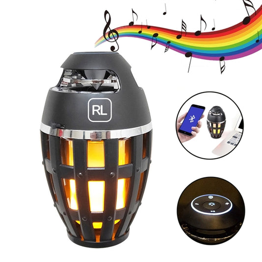LED Blue tooth Speaker with Flame Effect Light
