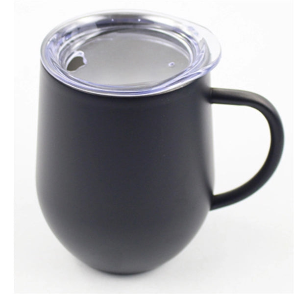 12 Oz Stainless Steel Camping Mug With Handle