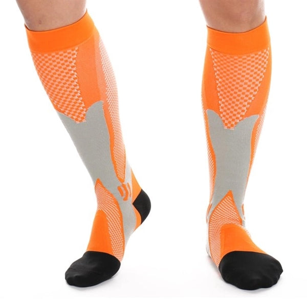 Cushioned knee high custom knit football socks, 144 needle