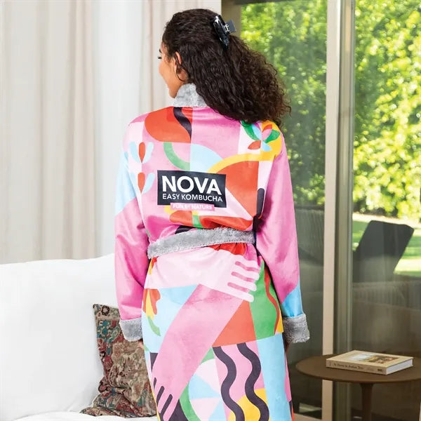 Sublimated Shawl Collar Robe S/M