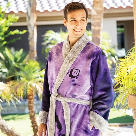 Sublimated Shawl Collar Robe L/XL