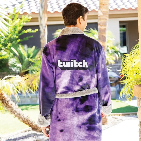 Sublimated Shawl Collar Robe L/XL