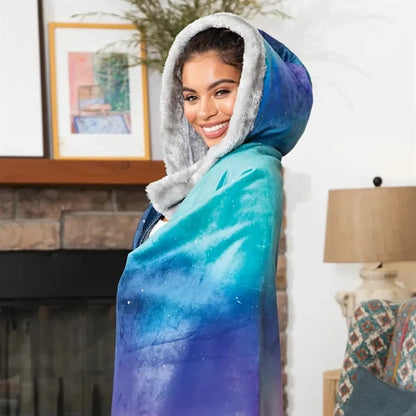 Sublimated Hooded Blanket