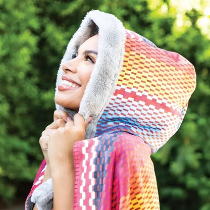 Sublimated Hooded Blanket 60" x 80"