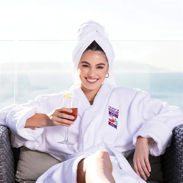 Terry Velour Shawl Collar Robe