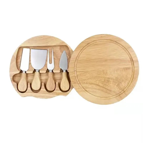Round Wooden Cheese Kit