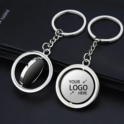 Rotating Metal Keychain
