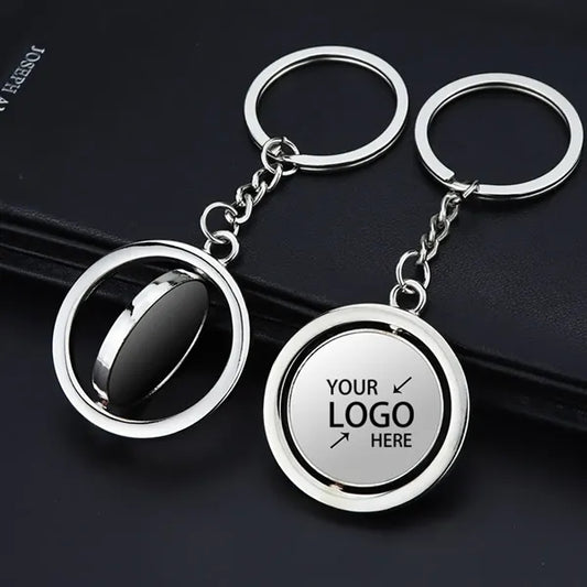 Rotating Metal Keychain