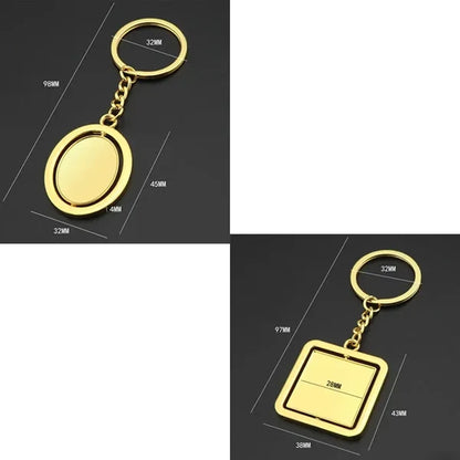 Rotating Metal Keychain