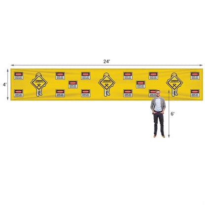 4' x 24' Polyester Mesh Banner