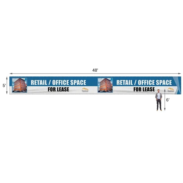 5' x 48' Polyester Mesh Banner