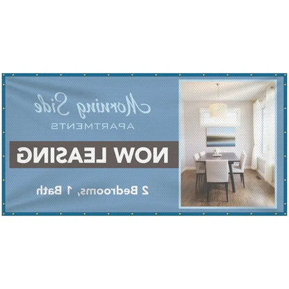 6' x 12' Polyester Mesh Banner